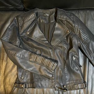 topshop leather jacket